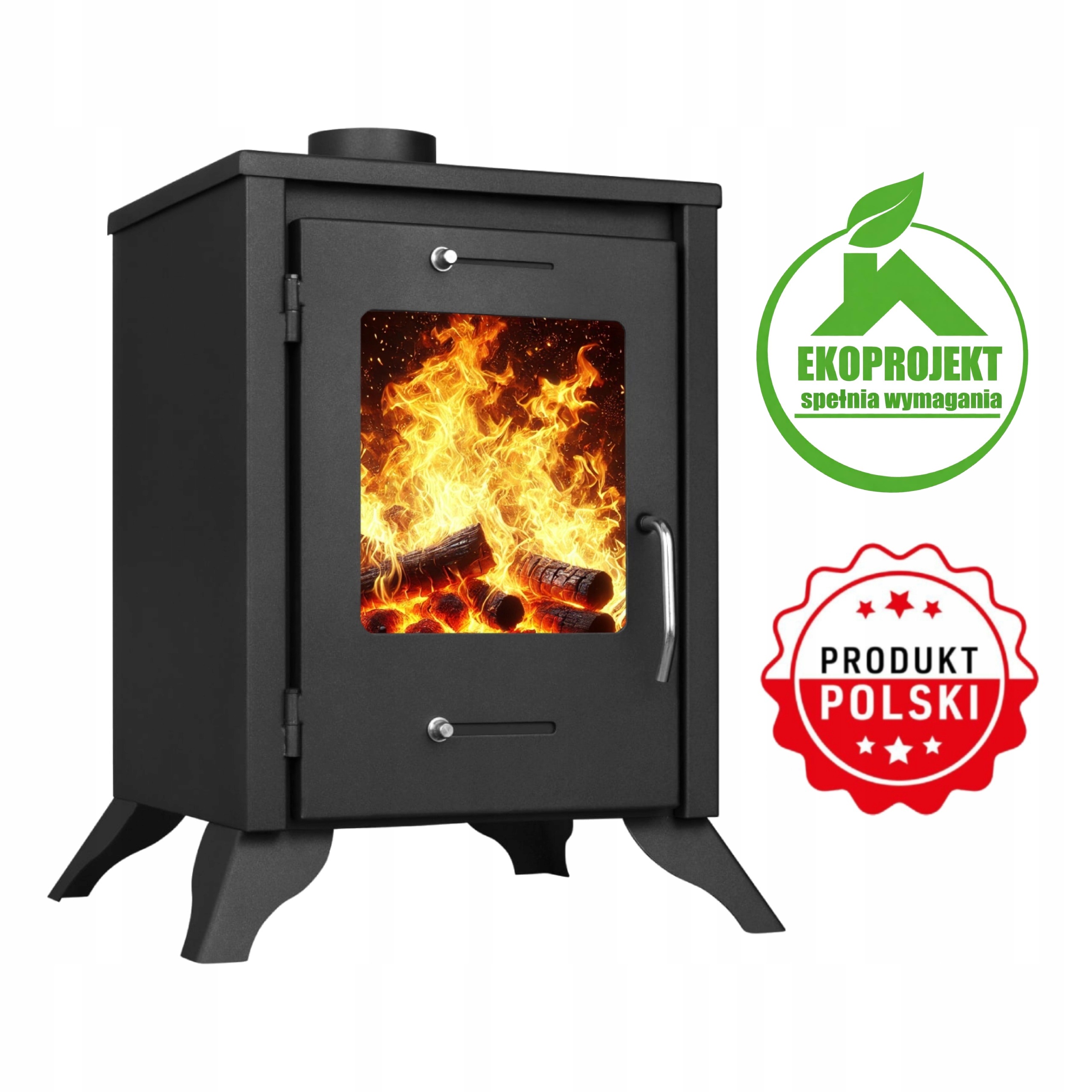 Piec Piecyk Koza Kominek Zefir Eco Stalowy Do Domu Na Drewno 7KW Ekoprojekt