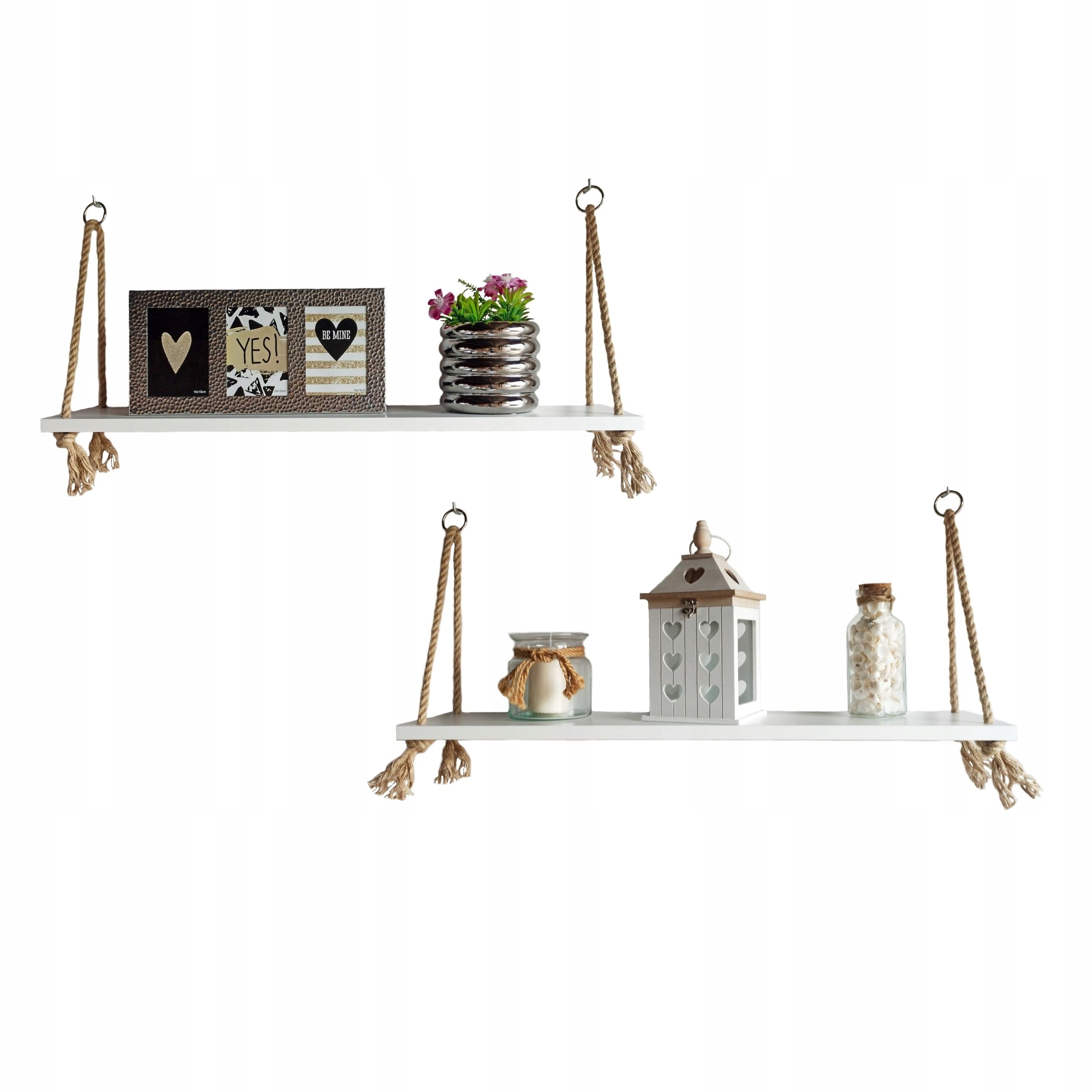 

Półki ścienne styl skandynawski 80 cm Białe