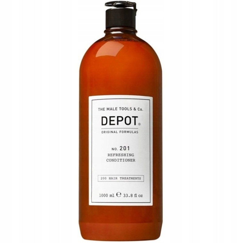 Depot 201 Osvěžující kondicionér pro všechny typy vlasů Vyživující 1000 ML