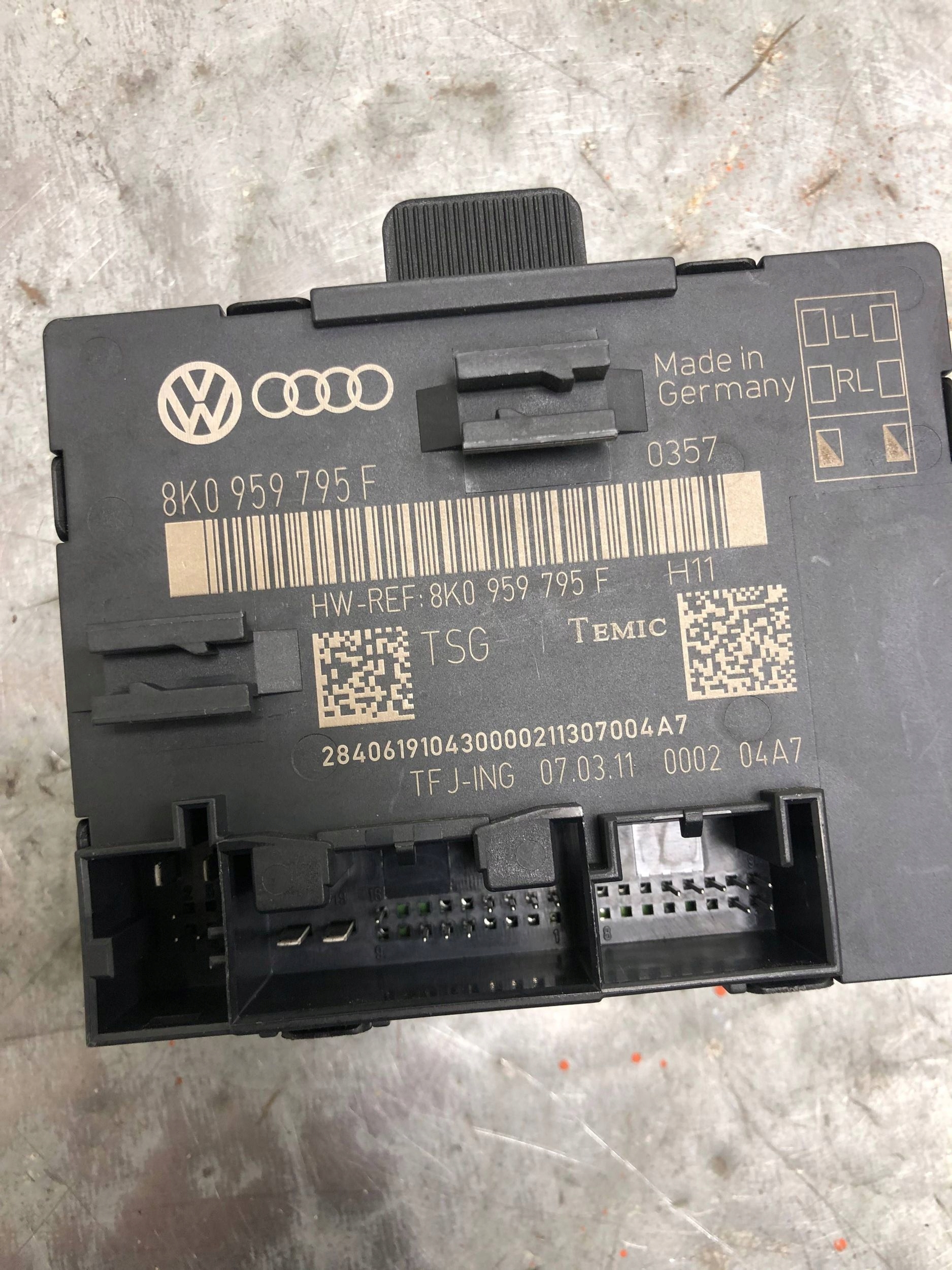 modul Tür links heck AUDI Q5 8K0959795F