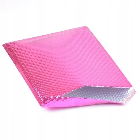 

Koperta Metaliczna Ozdobna 165x165mm Różowa