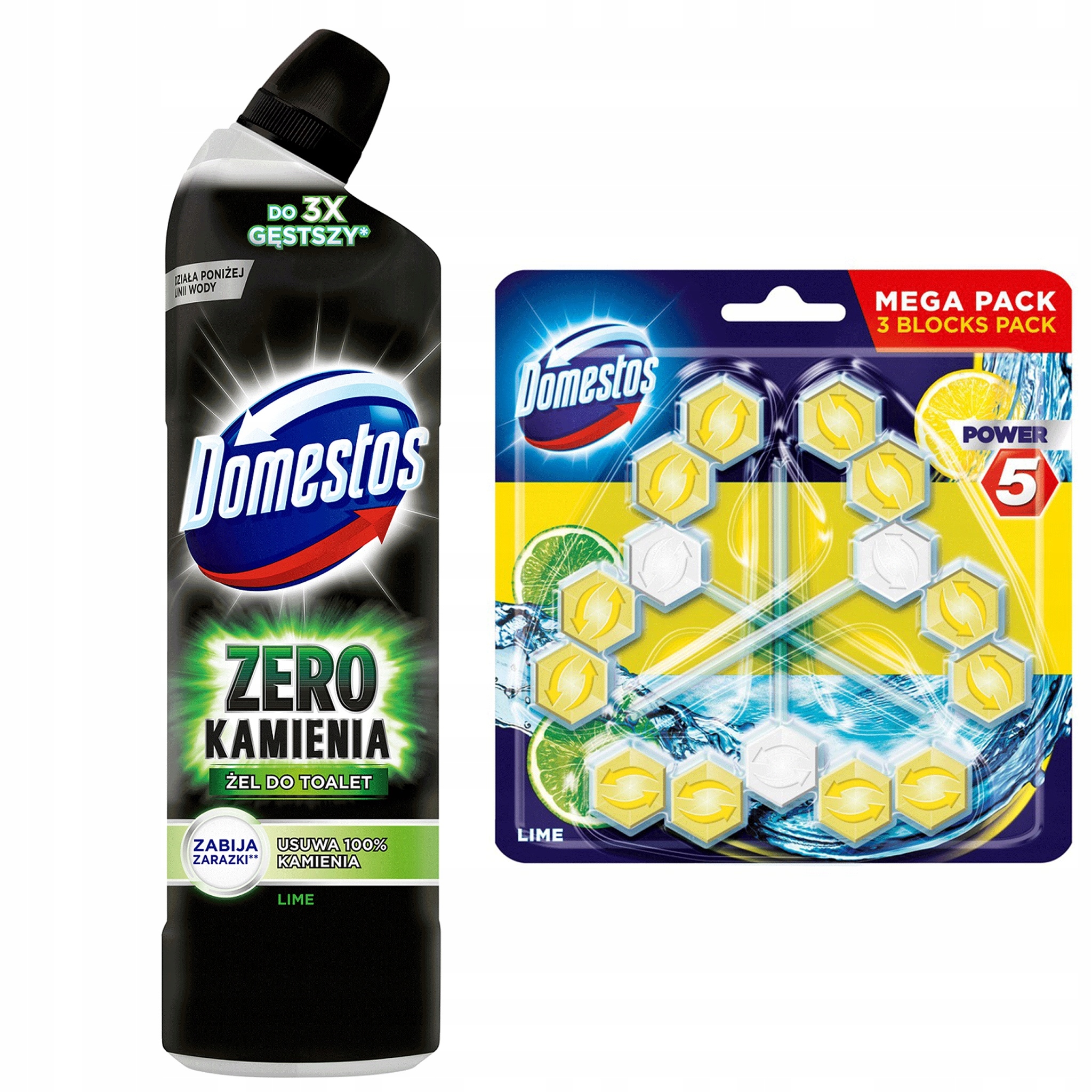 

Zestaw Domestos do czyszczenia mycia toalety Wc