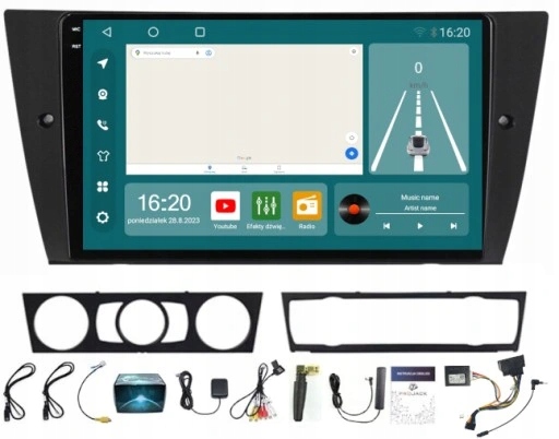 Rádio Navigace Bmw E90/E91/E92 2005-2012 Carplay Android 8/256GB Sim