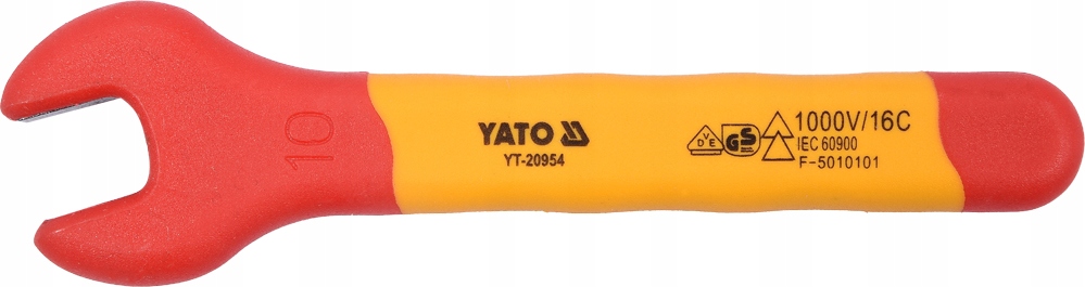 

Klucz Płaski Izolowany 10mm Vde do 1000V Yato