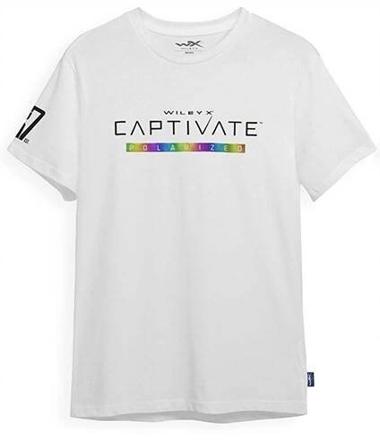 T-Shirt Wiley X White Cotton Captivate L