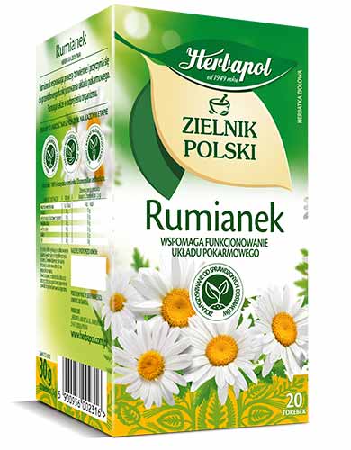 

Herbata ziołowa Rumianek Naturalna Herbapol