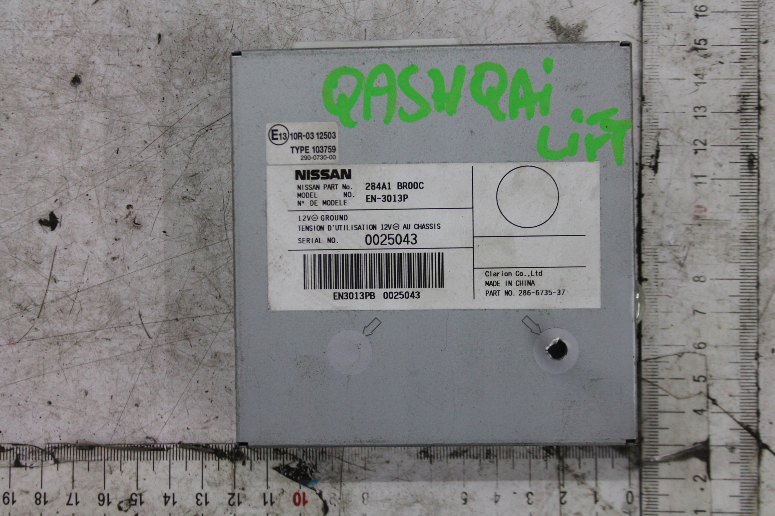 MODULO KAMERY 284A1BR00C QASHQAI J10 LIFT 09-13