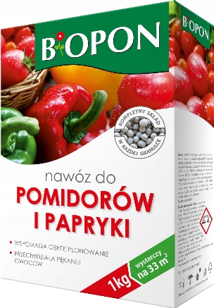 

Biopon Nawóz do pomidorów i papryki 1kg