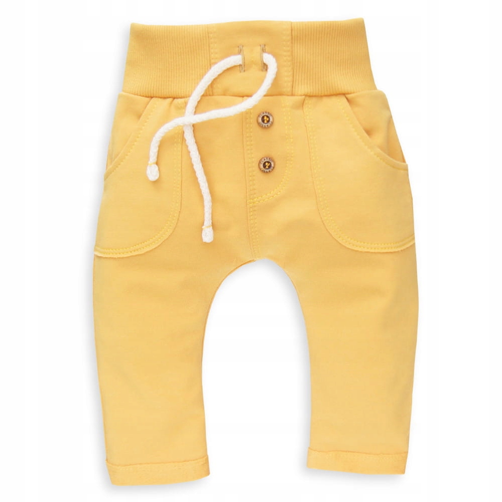 Spodnie dresowe dla chłopca miodowe Mrofi (PL) 86