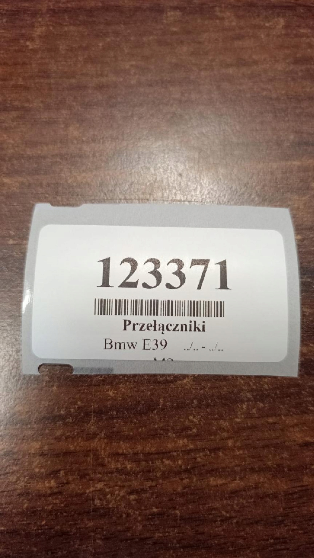 BMW E39 window control switch 61318368986