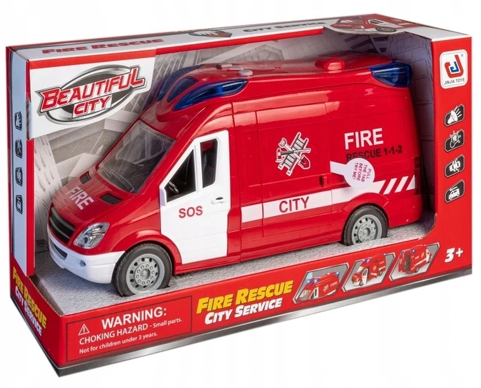 Wóz strażacki auto pojazd straż pożarna napęd światła Marka NORIMPEX