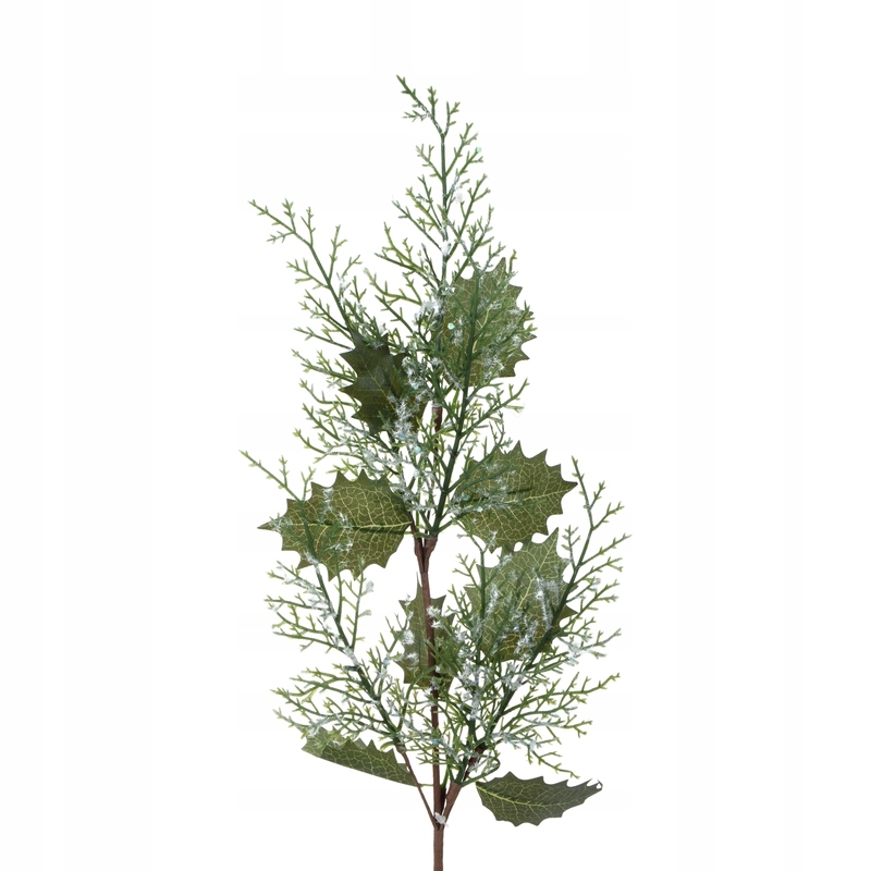 

Oszroniona gałązka świąteczna 61 cm x6
