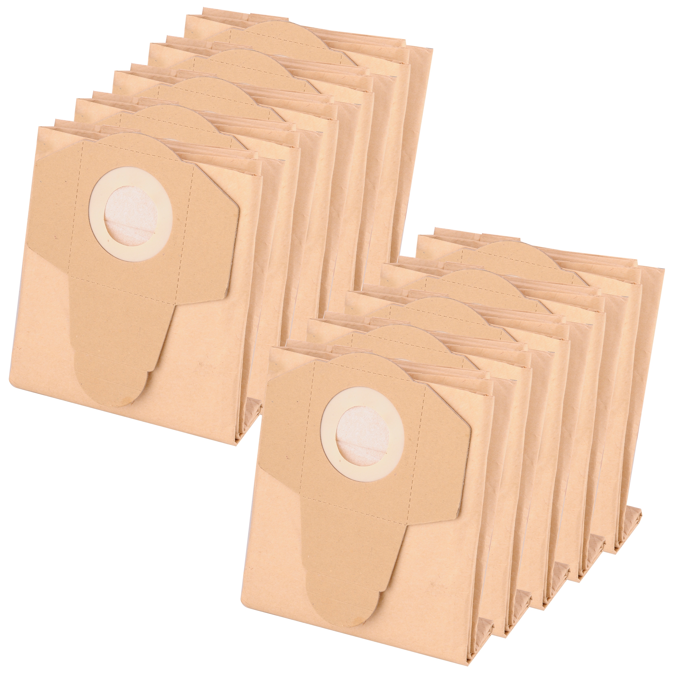 10 x Papírový Sáček Pro Průmyslový Vysavač, Silný Univerzální Filtr