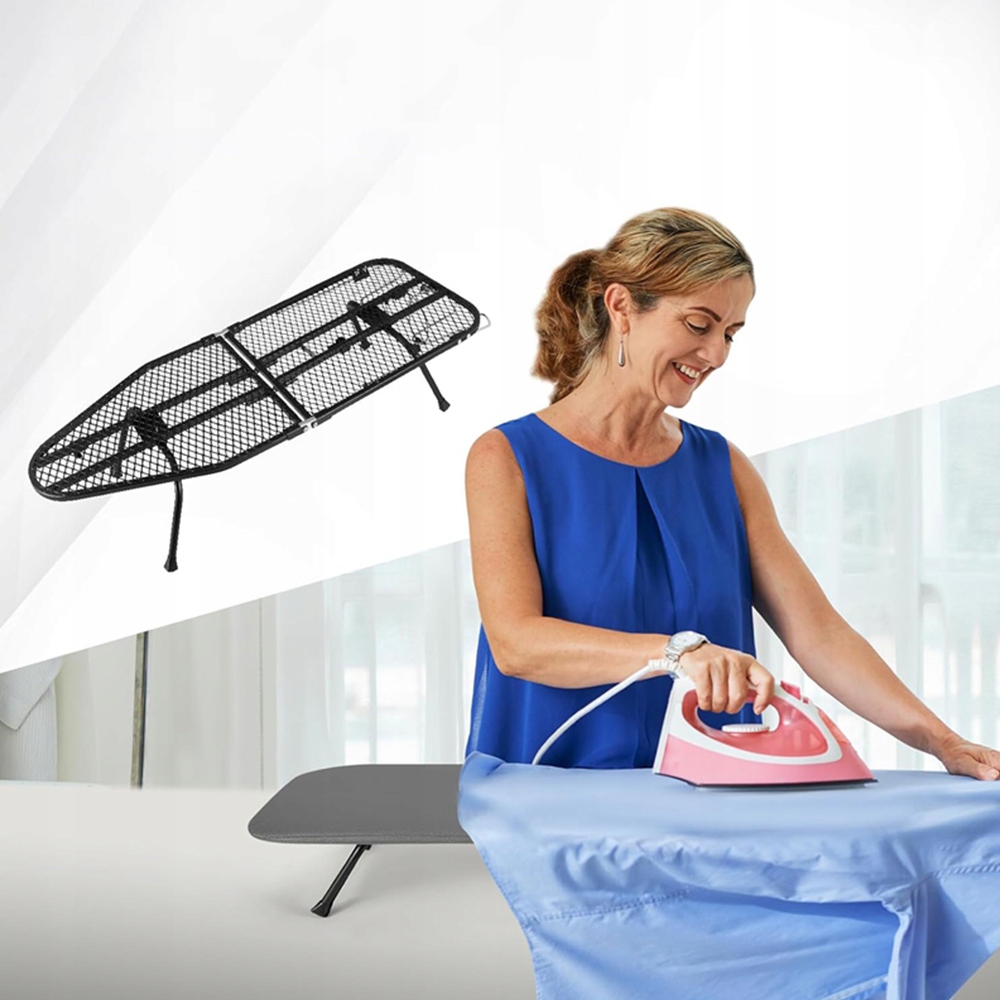 Levně Skládací Žehlicí Prkno S Velkým Panelem Se Snadno Skladuje