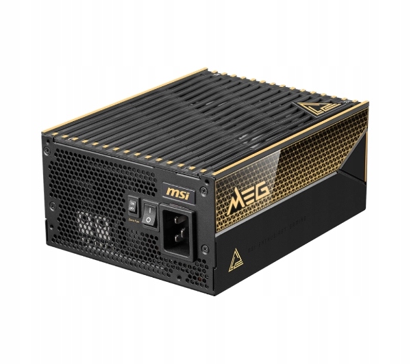 Zasilacz Msi Meg Ai1600T PCIE5 1600W 80+ Titanium Czarny