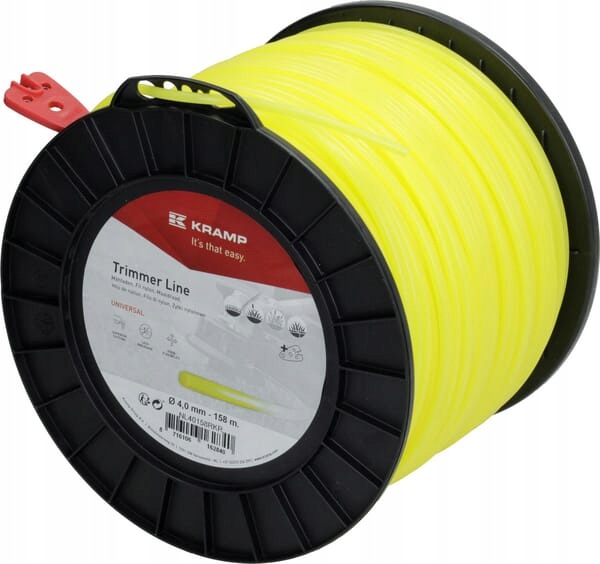 Žacia struna Ø 4 mm 158 m okrúhla žltá Kramp NL40158RKR