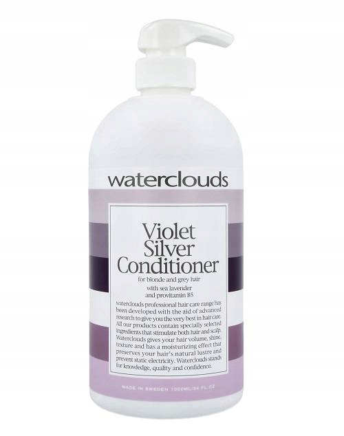 Waterclouds Violet Silver kondicionér pro blond vlasy 1000 ml