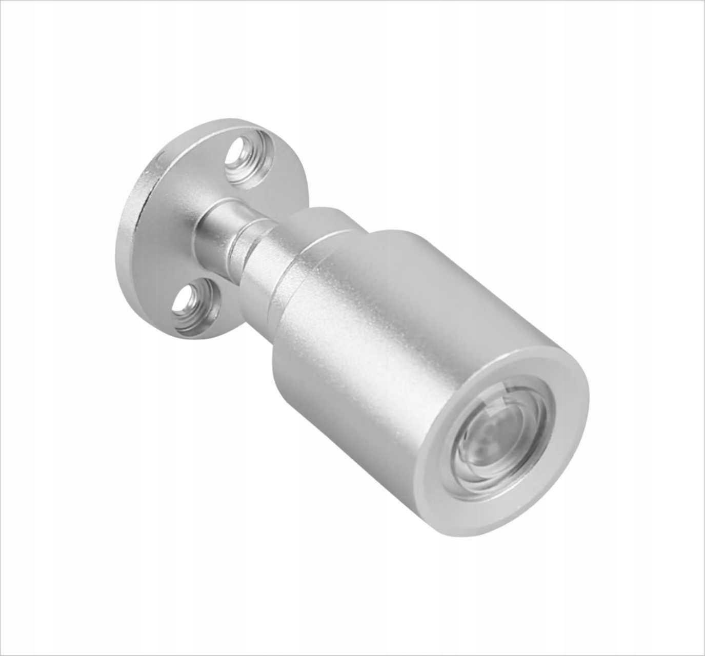 Led Lampička Do Vitrín Mini Zoom 6K Stříbrná 1X3W