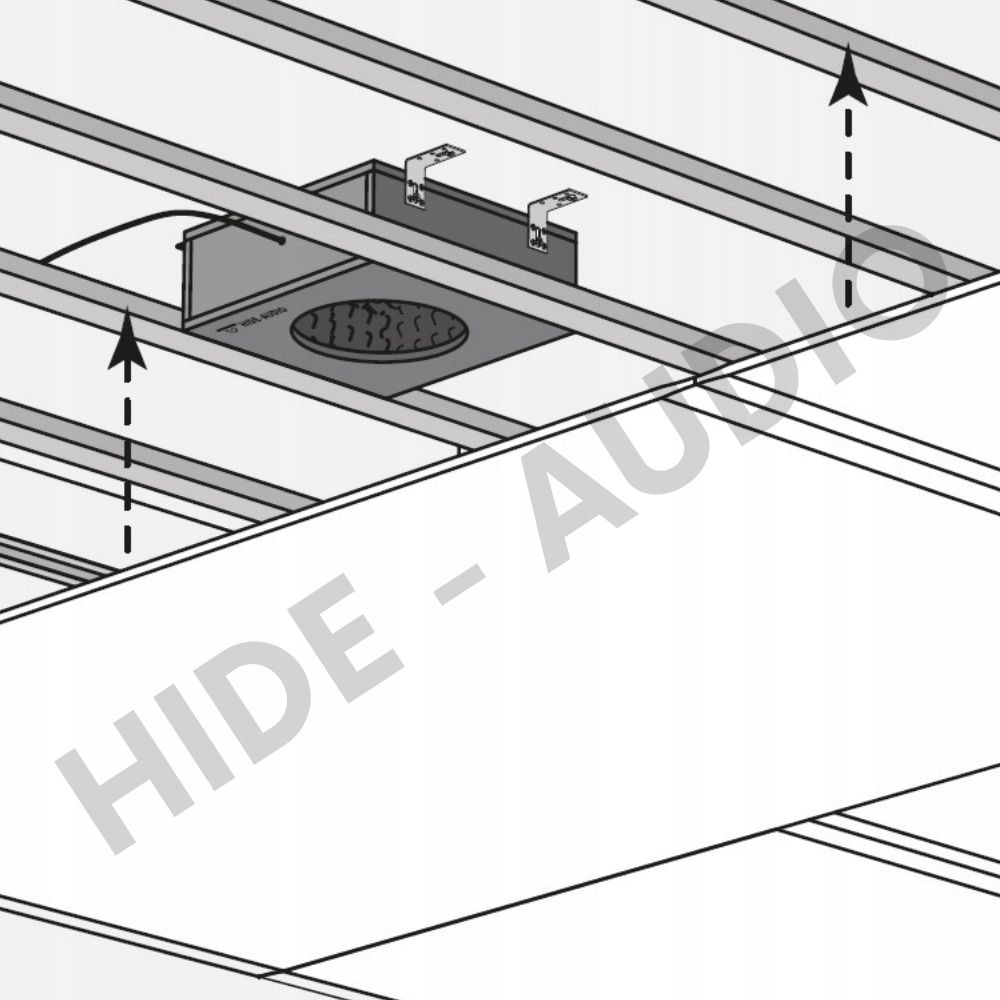 Głośnik Dali Phantom E-80 + BackBox Hide-Audio Model E-80/M622