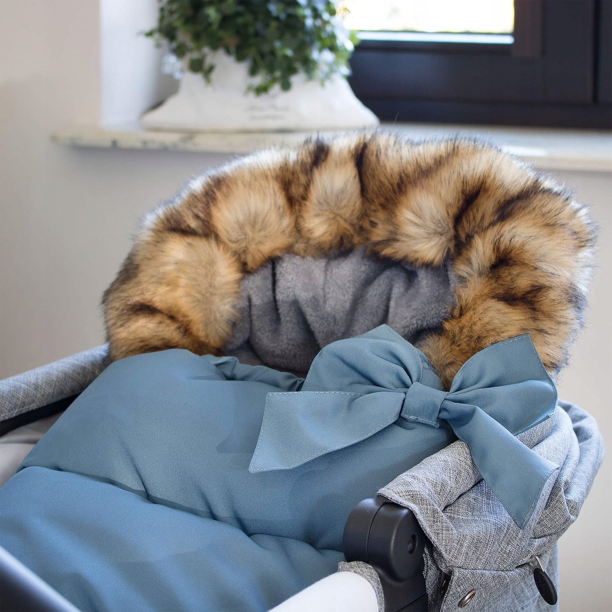 ŚPIWOREK ZIMOWY PREMIUM 4w1 Z FUTERKIEM NA SANKI DO WÓZKA GONDOLI ŚPIWÓR Marka Springos