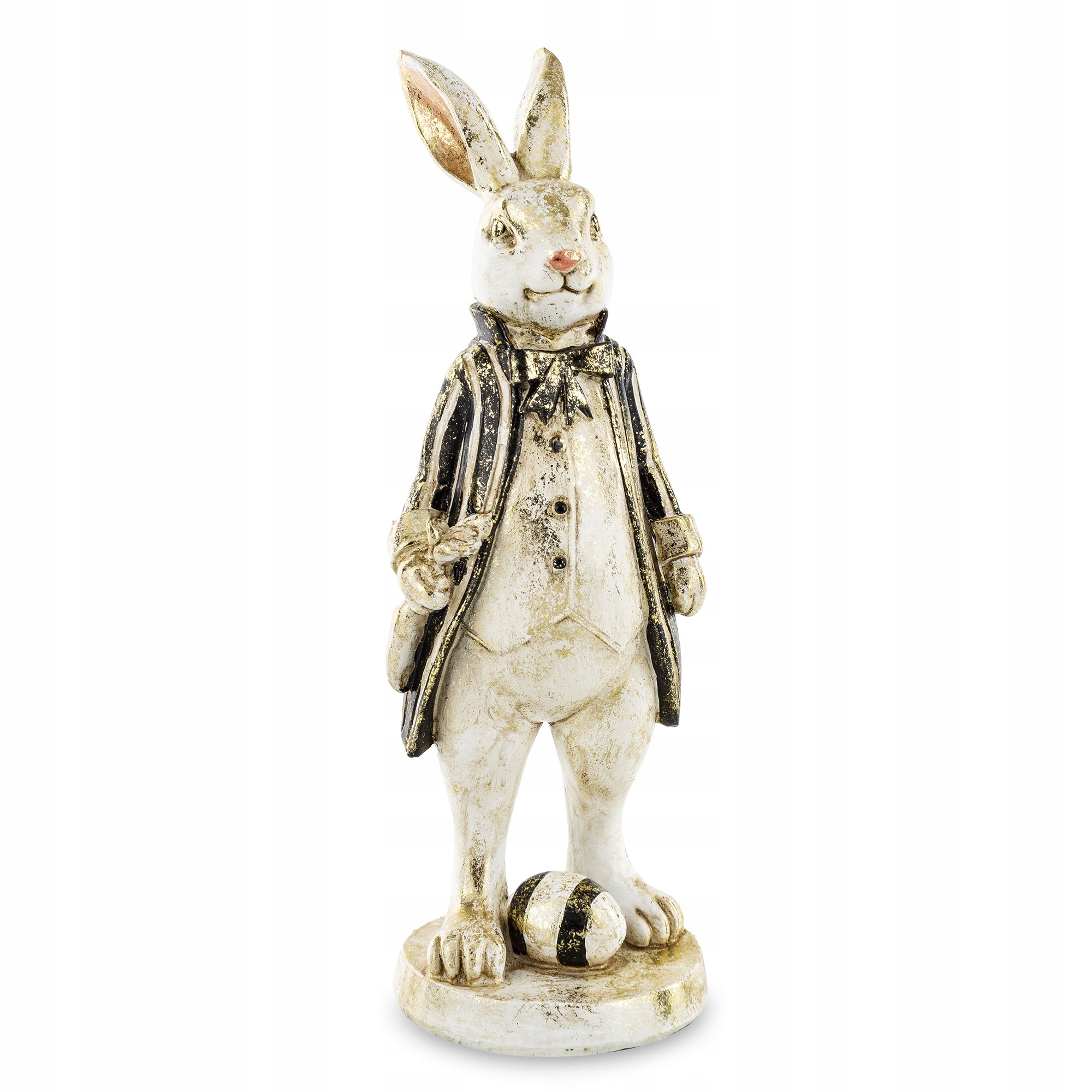 Figurka Pierrot Králík Králíček Velikonoce Figurka Pozlacená Dekorace dárek