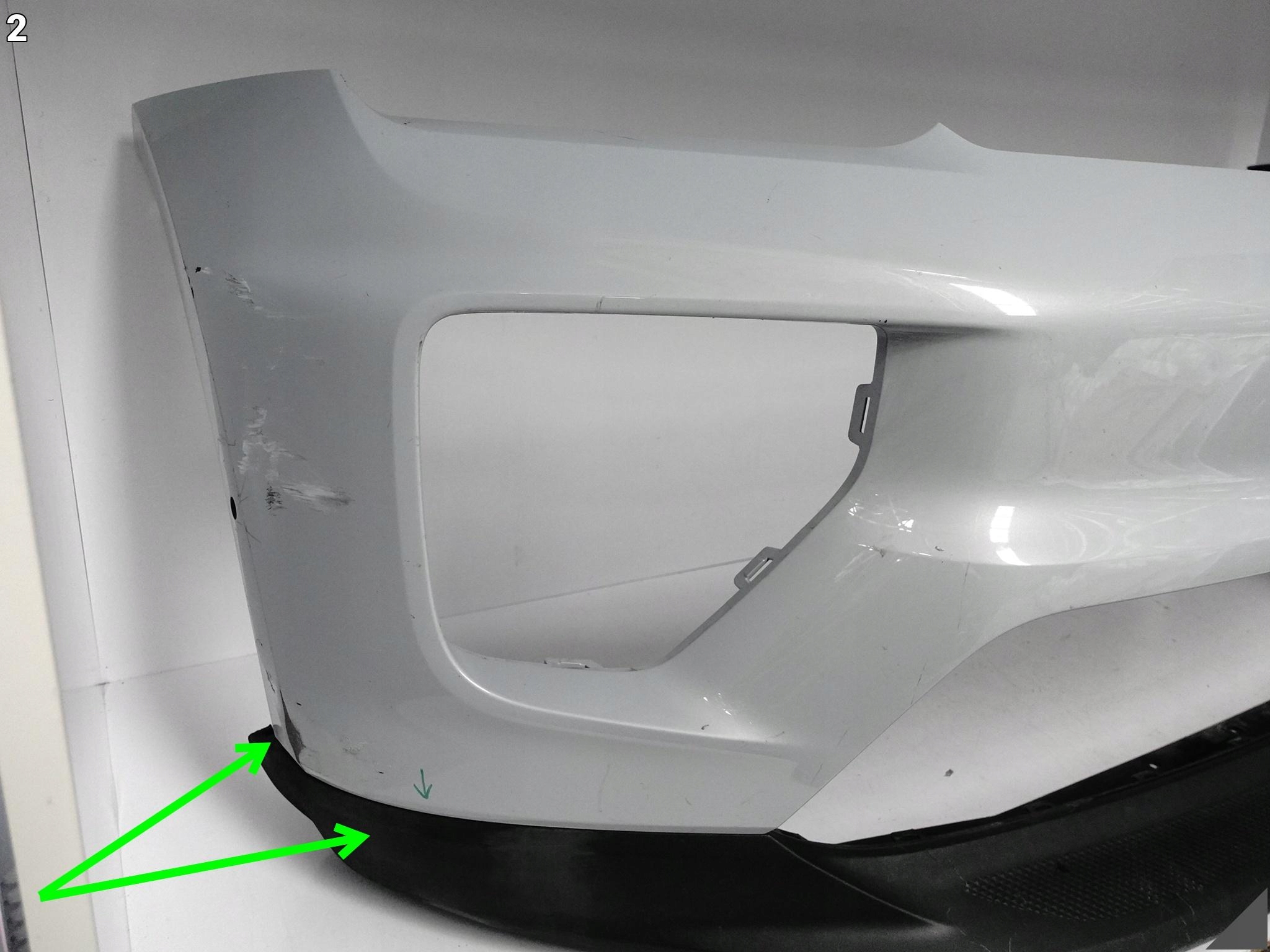 PORSCHE MACAN II 95C 24- ZWYKLY BASIC bumper BUMPER SPOILER front (6xPDC)