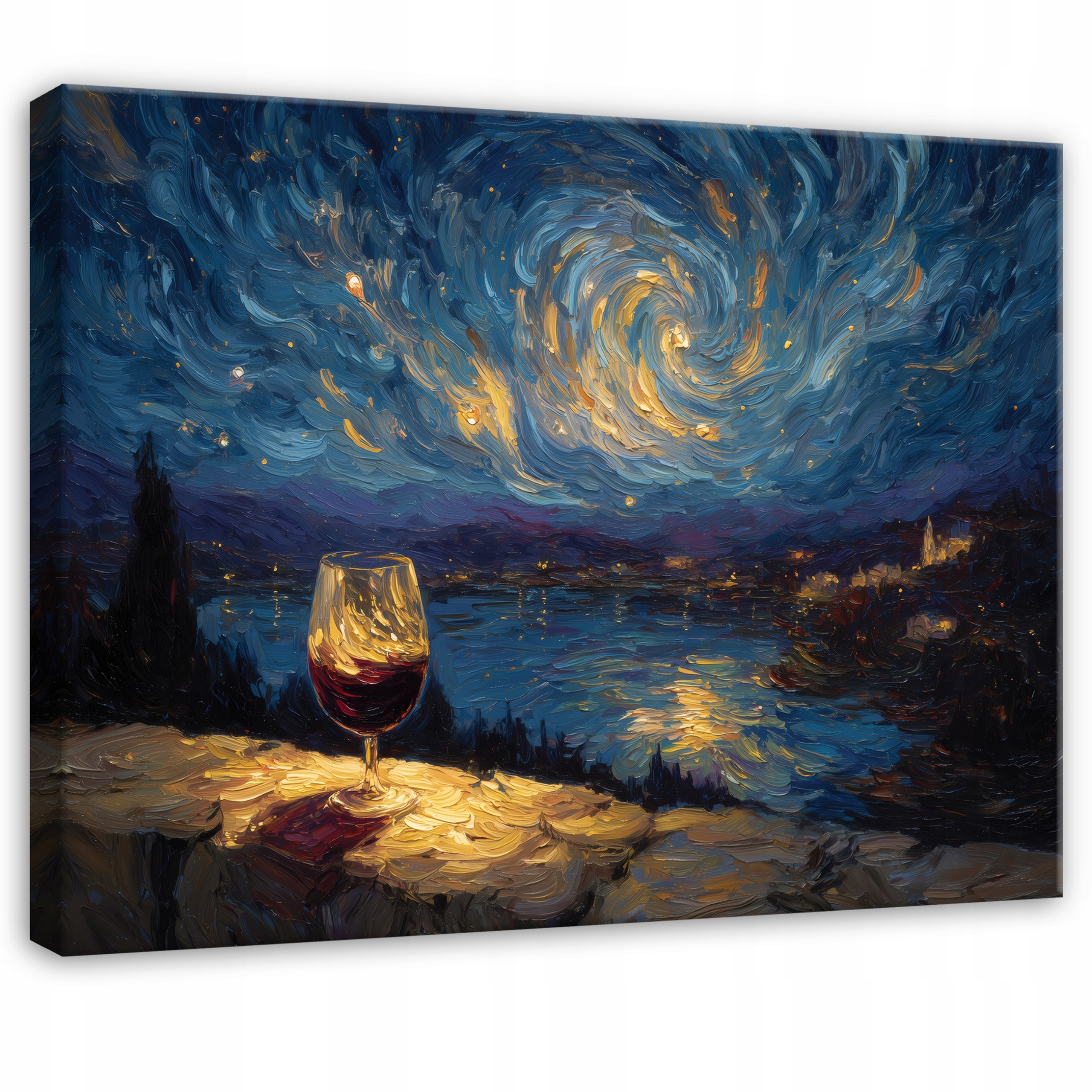 Obraz Abstrakce Krajina Do Ložnice Obývacího Pokoje Na Plátně 120x80