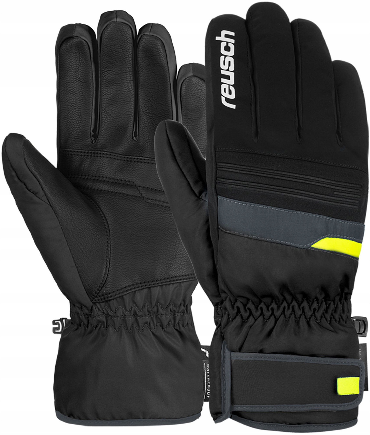 Rękawice Narciarskie Reusch Brandon R-tex Xt Rozmiar: 9,5 L/XL blk/gra/ylw
