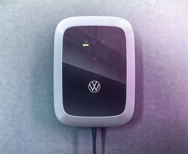 ŁADOWARKA WALLBOX LOGO VOLKSWAGEN STACJA CHARGER CONNECT WIFI 7,5M 11KW ASO