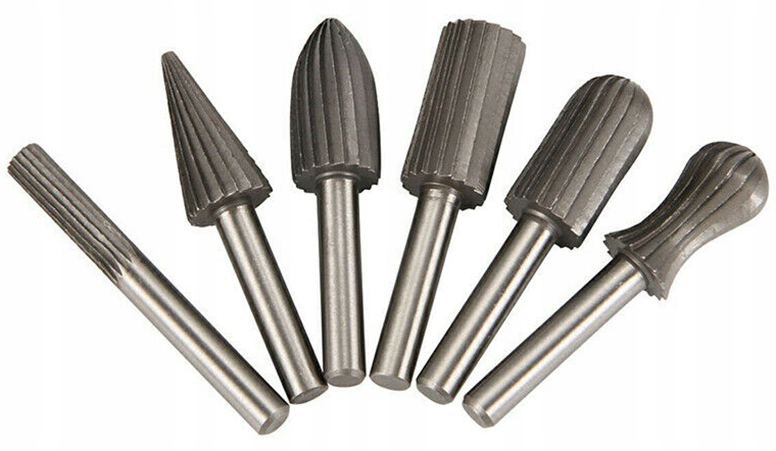 ZESTAW FREZÓW TRZPIENIOWYCH 6 SZT HSS