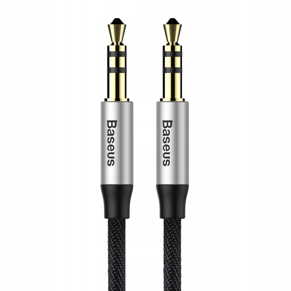Baseus kabel audio Yiven M30 jack 3,5 mm jack 3,5 mm 1,5 m srebrno-czarny