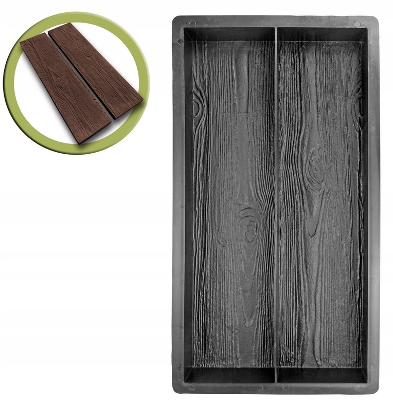 DESKA ozdobna formy forma do płyty DESKA 60x15 Rodzaj do płyty chodnikowej