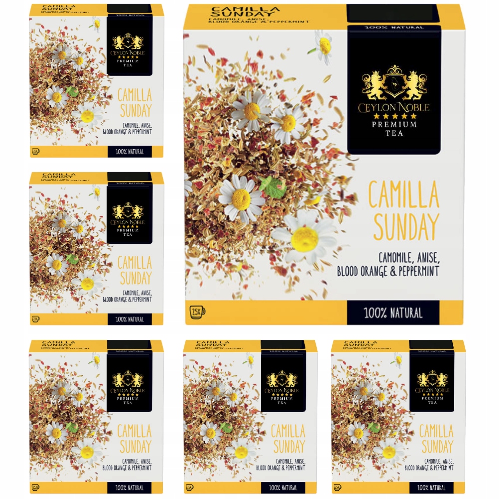 Levně Premium Tea Camilla Sunday 150 sáčků Čaj listový heřmánkový bylinný