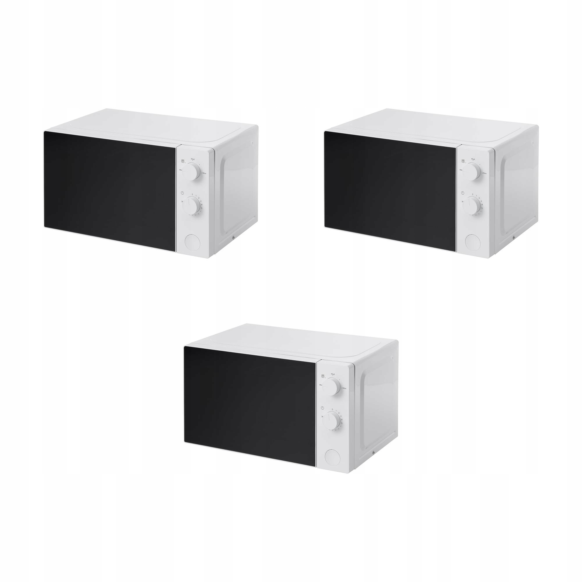 3 szt. Tillreda Kuchenka mikrofalowa biały