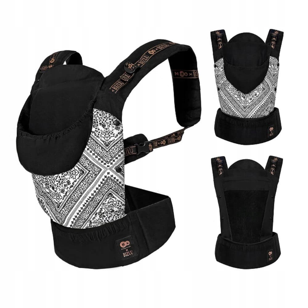 Kinderkraft Huggy Ergonomiczne Nosidełko Lunar Black Bizuu