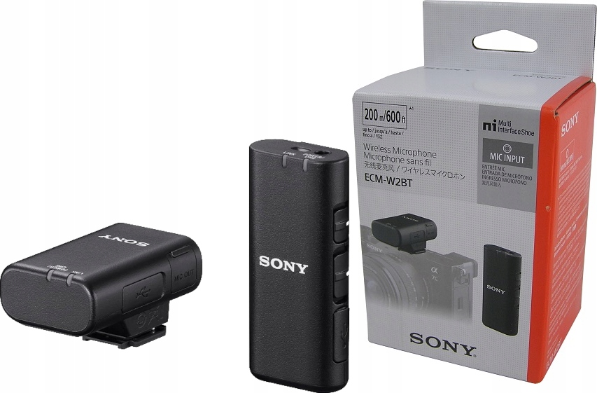 Sony ECM-W2BT Mikrofon Bezprzewodowy Zestaw Czarny