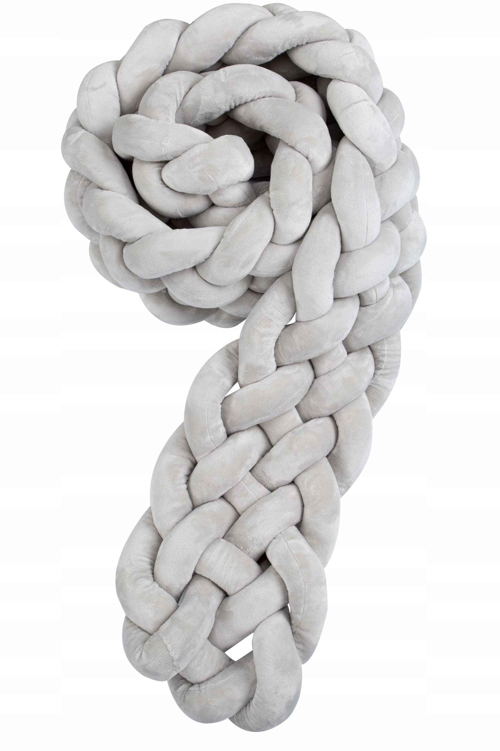 OCHRANIACZ DO ŁÓŻECZKA OTULACZ PLECIONY 220cm Kod producenta WAR200_SZARY_220