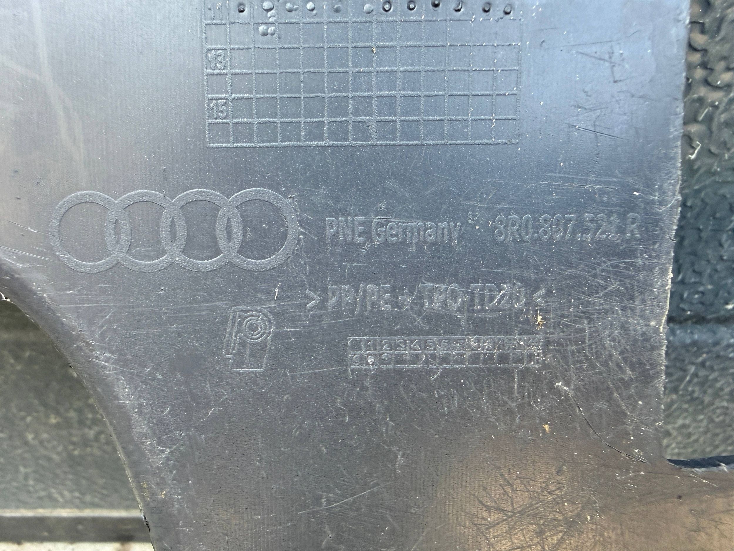 Audi Q5 08- accessories bumper rear part rear 8R0807521R