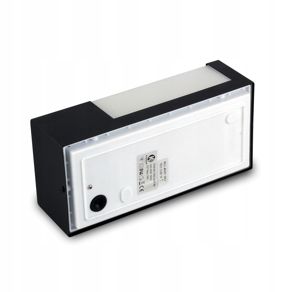 LAMPA Z CZUJNIKIEM RUCHU I ZMIERZCHU KINKIET ZEWNETRZNY DO LED E27 Kolor biały czarny