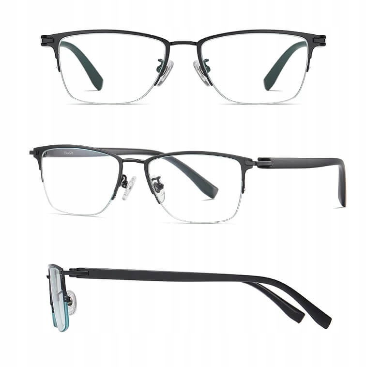Ultralehké brýle Bez Dioptrií Titanové Blue Light pro počítač Unisexové obroučky