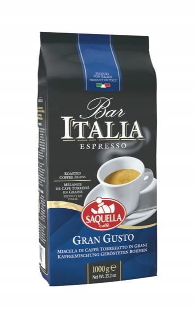 Saquella Kawa ziarnista Gran Gusto Bar Italia 1kg