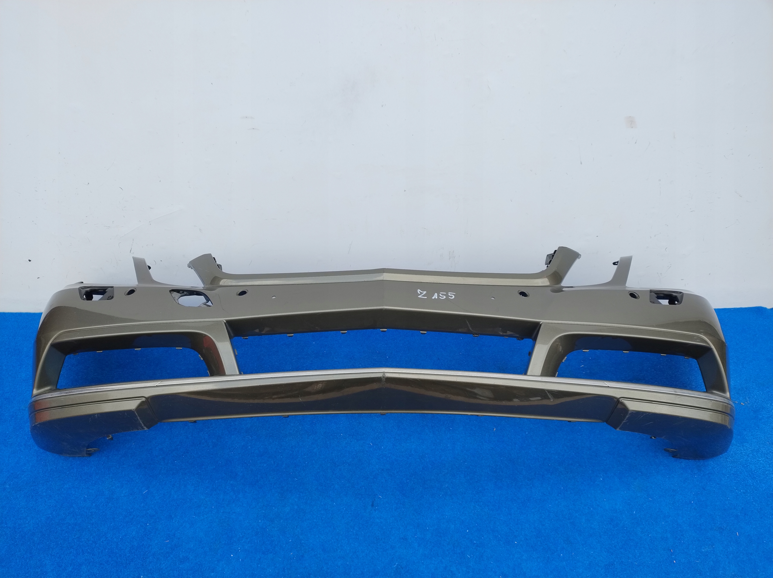 MERCEDES E-KLASA W207 COUPE bumper front 6XPDC + supports CHROMY Z155