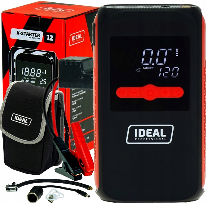 Ideal X-starter 12 LiPo Air 5in1 800A Starter kompresor usmerňovač štartovania