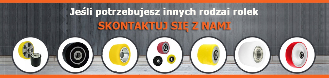 ROLKA DOCISKOWA POLIURETANOWA fi.70 mm Waga 0.15 kg