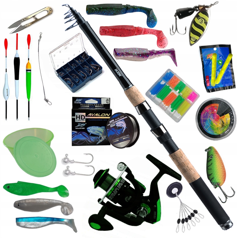 Sada rybářských prutů Jaxon 3,0 Spinning Splávek pro děti