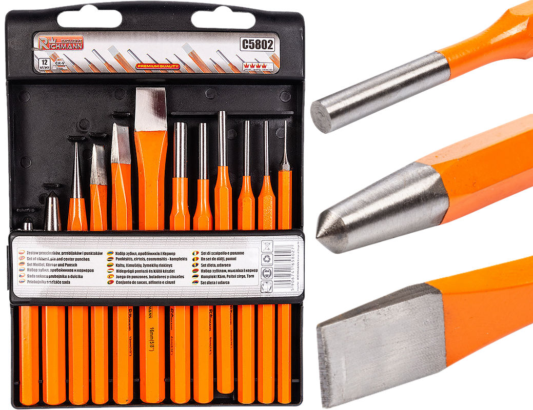ZESTAW PRZECINAKOW I PUNKTAKOW C5802 RICHMANN 12PC