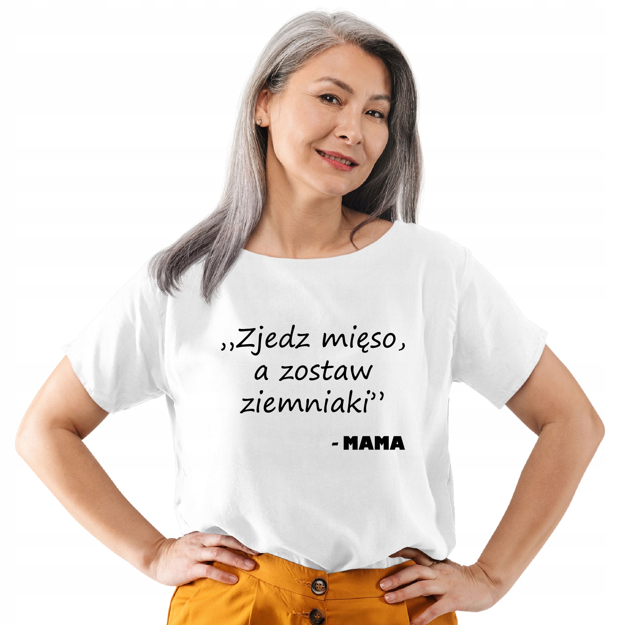 

Koszulka Prezent Zabawna Co Mówi Mama Dzień Matki
