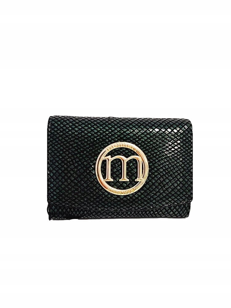 Monnari kožená peněženka zelená lesklá