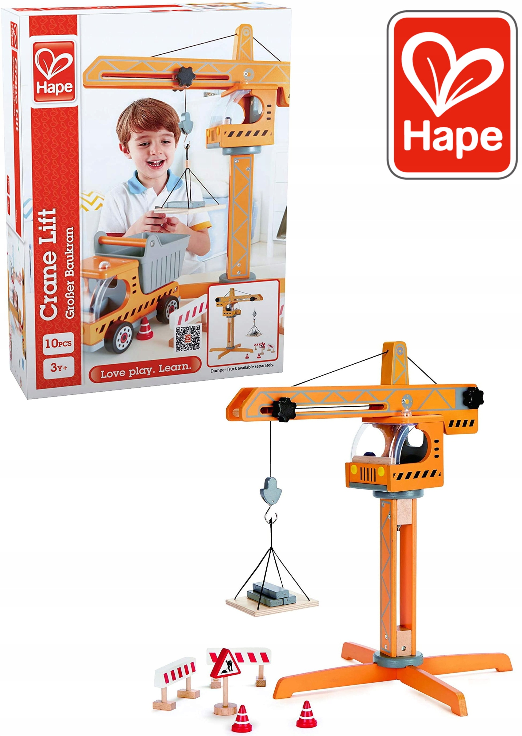 

Hape E3011 duży obrotowy dźwig budowlany akcesoria