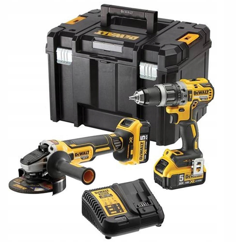 Sada DCK2020P2T 2X5Ah 18V Tstak Šroubovák DCD791 Bruska DCG405 DeWalt